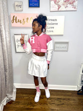 Load image into Gallery viewer, Pink Passion Varsity Jacket
